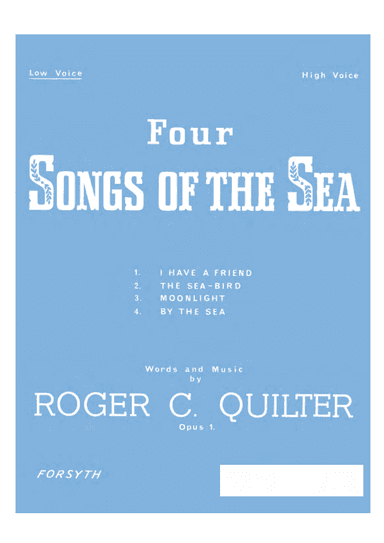 Four Songs of the Sea for Low Voice