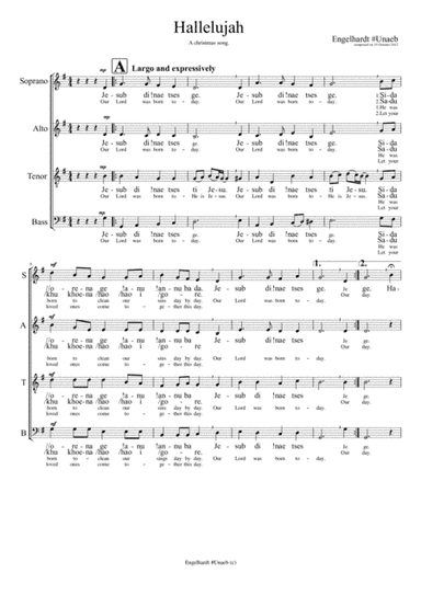 Hallelujah (A christmas song)