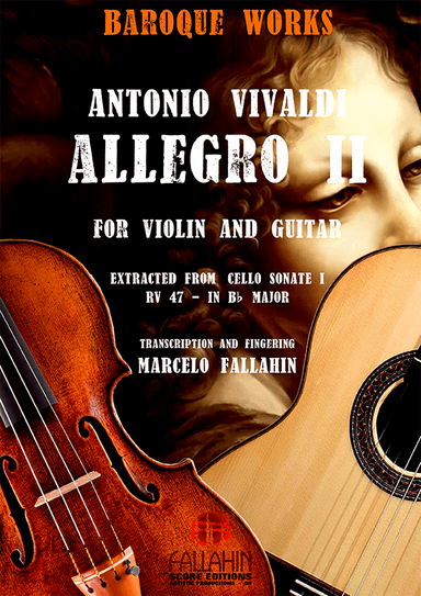 ALLEGRO II (SONATE I - RV 47) - ANTONIO VIVALDI - FOR VIOLIN AND GUITAR (arr. Marcelo Fallahin)