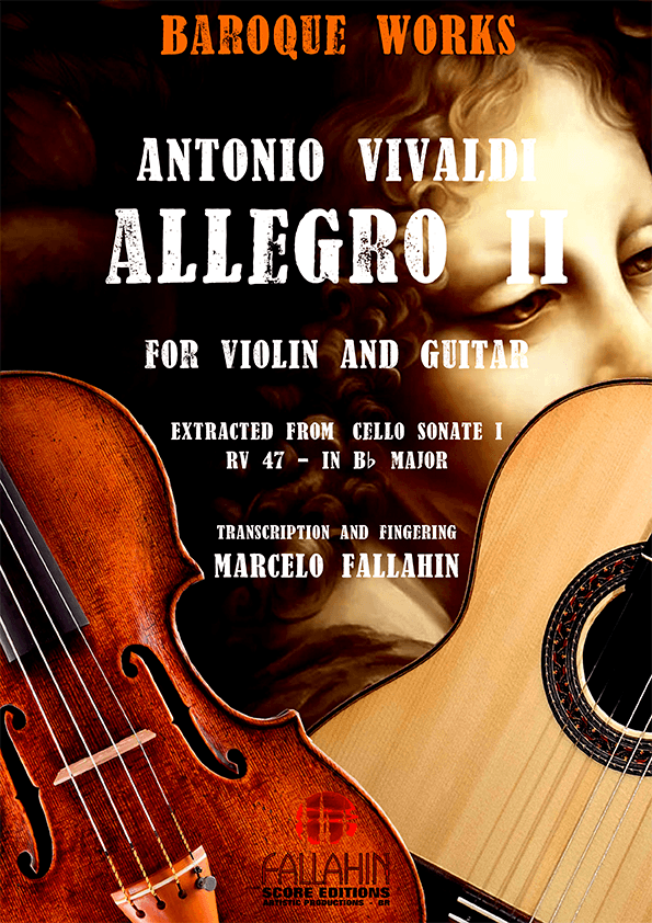ALLEGRO II (SONATE I - RV 47) - ANTONIO VIVALDI - FOR VIOLIN AND GUITAR (arr. Marcelo Fallahin)