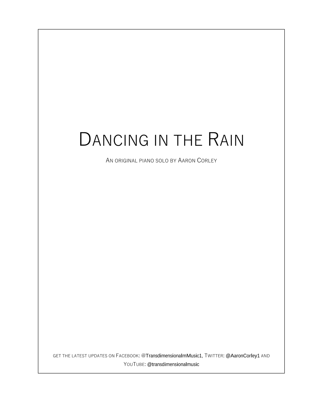 Dancing in the Rain