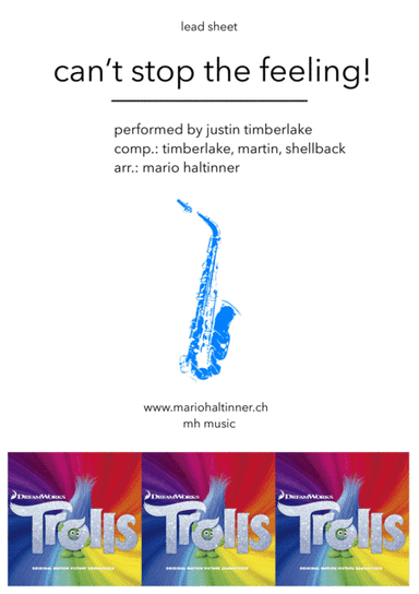 Can't Stop The Feeling  from TROLLS (arr. Mario Haltinner)