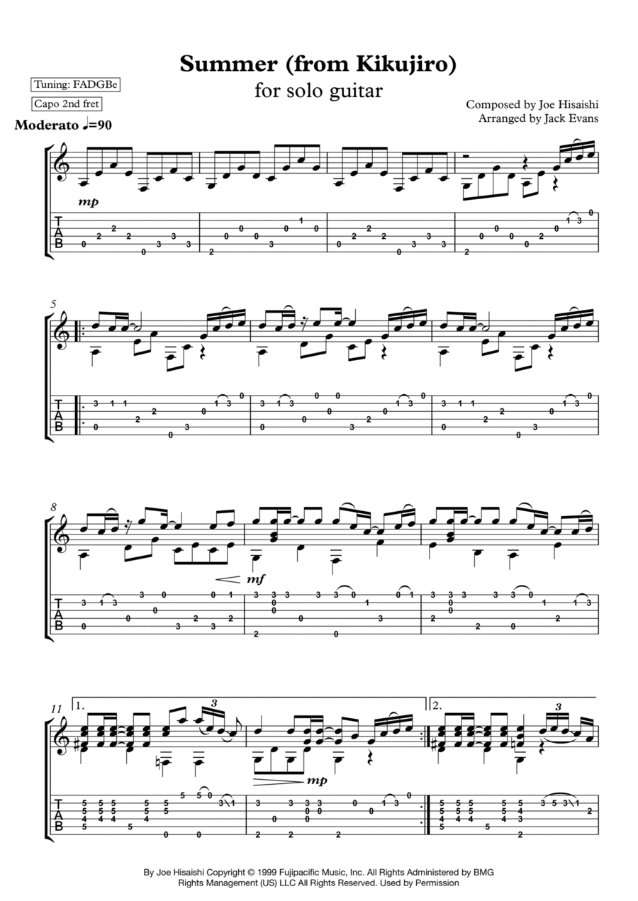 Summer (arr. Jack Evans)