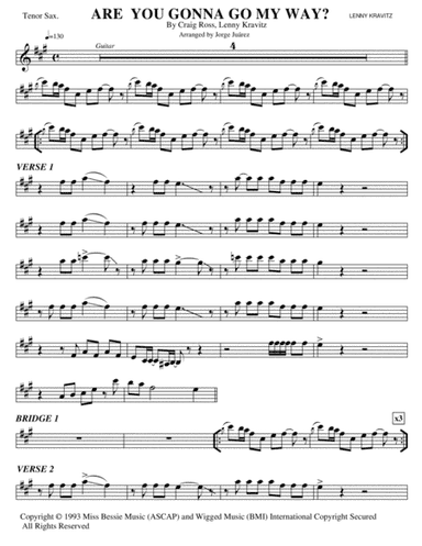Are You Gonna Go My Way (arr. Jorge Juárez)