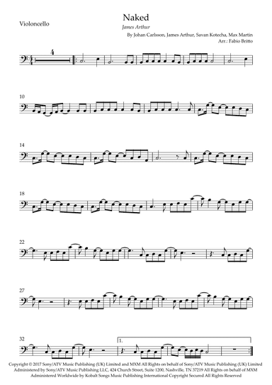 Naked (arr. Fabio Britto)