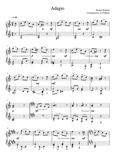 Adagio (arr. Jo Fulham)