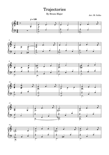 Trajectories (arr. M. Galka)