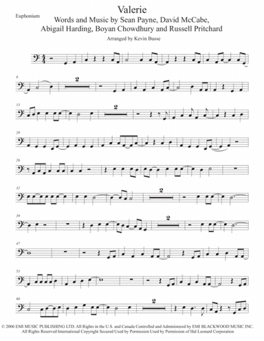 Valerie (arr. Kevin Busse)
