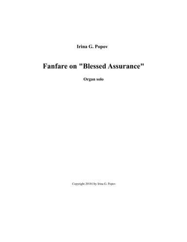 Fanfare on "Blessed Assurance" (arr. Irina Popov)