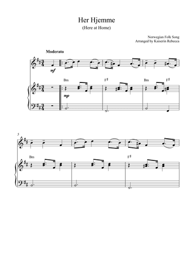 Herhjemme (Here at Home) (arr. Kaiserin Rebecca)