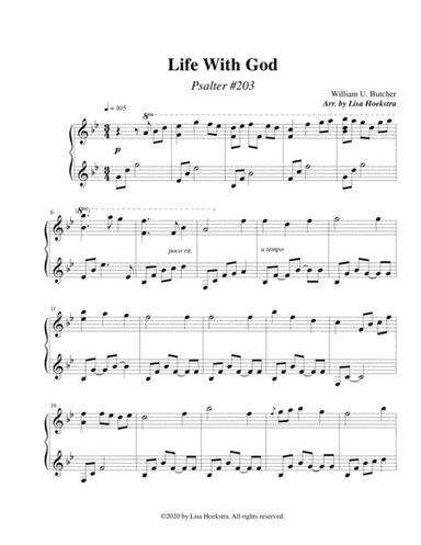 Life With God (Psalter #203) (arr. Lisa Hoekstra)