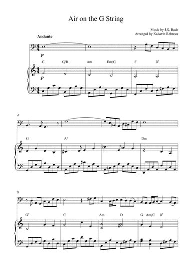 Air on the G String (arr. Kaiserin Rebecca)