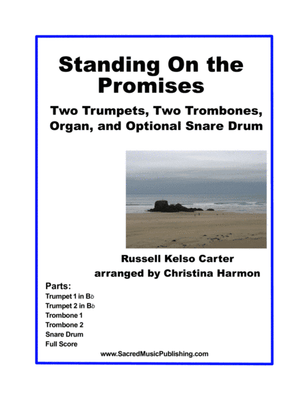 Standing On the Promises– Brass Quartet and Piano (arr. Christina Harmon)