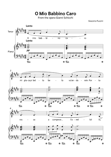 O Mio Babbino Caro (arr. Jackson Spindler)