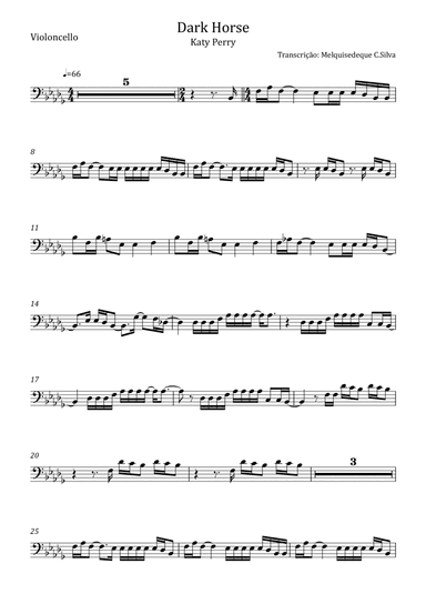 Dark Horse (arr. Melquisedeque C.Silva)