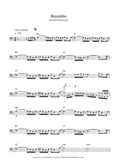 Benzinho (arr. Fabio Carrilho)