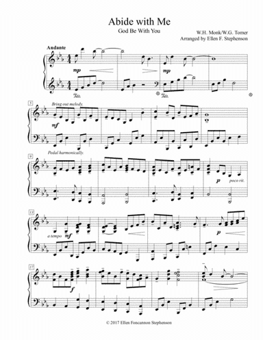 Abide With Me and God Be With You (arr. Ellen Foncannon Stephenson)