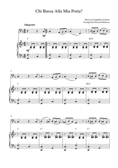 Chi Bussa Alla Mia Porta? (arr. Kaiserin Rebecca)