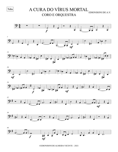 TUBA - A CURA DO VÍRUS MORTAL PARA CORO E ORQUESTRA