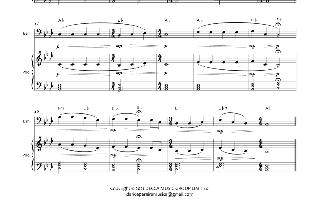 A Hymn For The Robin (arr. Clarice Pereira)