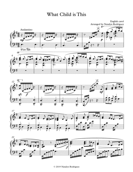 What Child is This (arr. Natalyn Rodriguez)