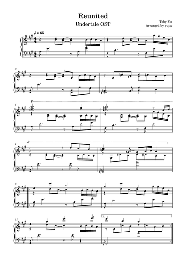 Reunited (arr. yujay)
