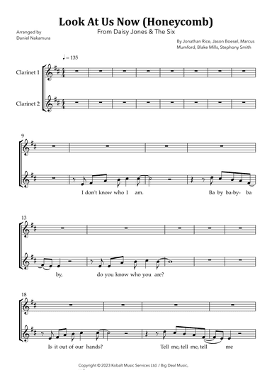 Look At Us Now (honeycomb) (arr. Daniel Nakamura)