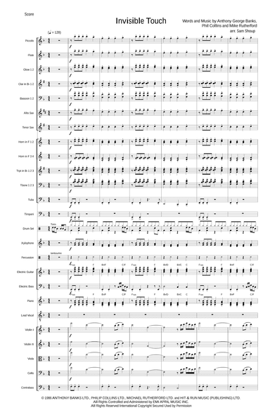 Invisible Touch (arr. Sam Shoup)