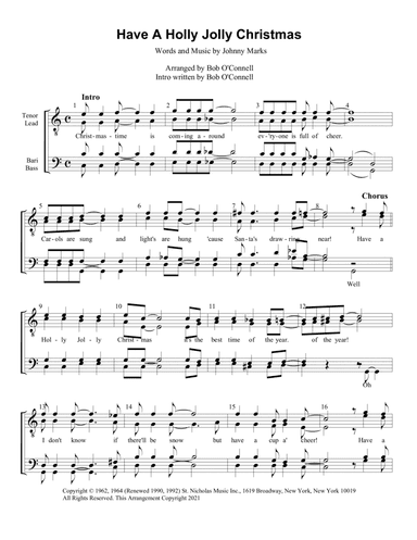 A Holly Jolly Christmas (arr. Bob O'Connell)