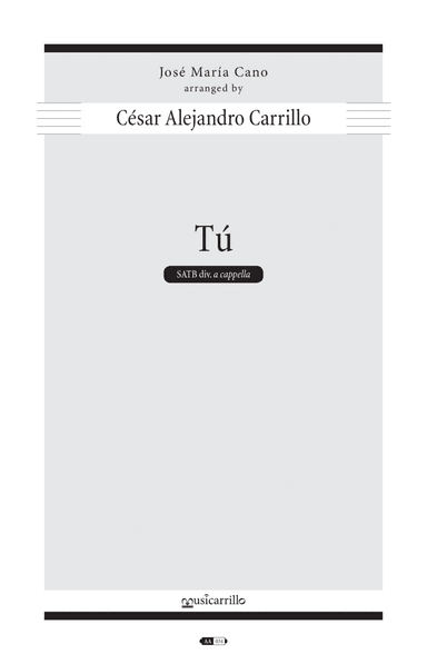 Tu (arr. Cesar Alejandro Carrillo)