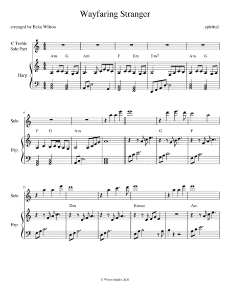 Wayfaring Stranger (arr. Beka Wilson)