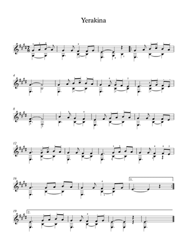 Yerakina - Traditional Greek Song (arr. Milan Mitic)