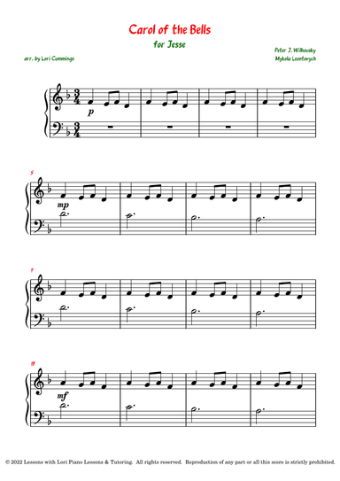 Carol of the Bells (arr. Lori Cummings)