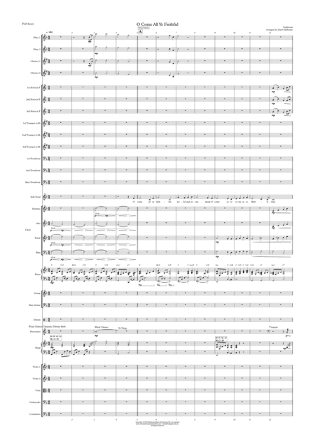 O Come All Ye Faithful (Adeste Fideles) - Female vocal with Choir and Pops Orchestra, Key of F to G (arr. Daryl McKenzie)