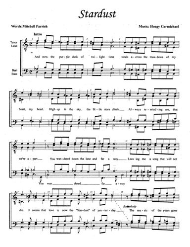 Stardust (arr. Walter Latzko)