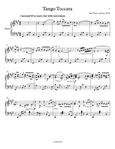 Tango Toccata, op. 28
