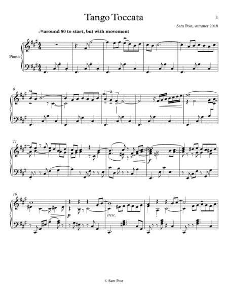 Tango Toccata, op. 28