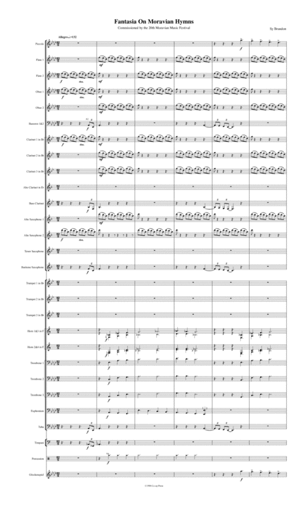 Fantasia on Moravian Hymns