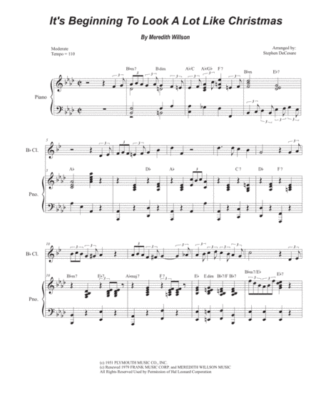 It's Beginning To Look Like Christmas (arr. Stephen DeCesare)