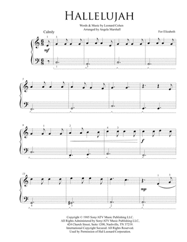 Hallelujah (arr. Angela Marshall)