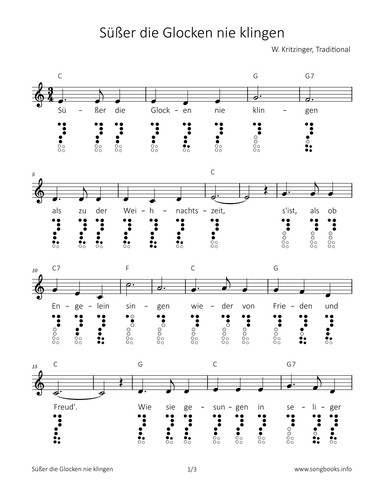 Süßer die Glocken nie klingen (arr. songbooks.info)