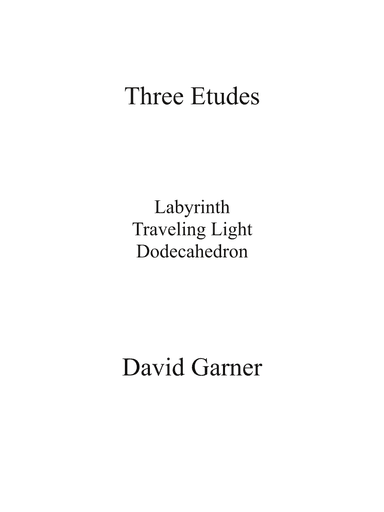 Three Etudes