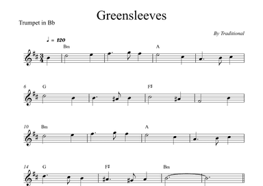 Greensleeves (arr. Wesley S. SIlva)