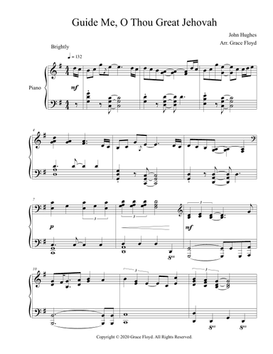 Guide Me, O Thou Great Jehovah (arr. Grace Floyd)
