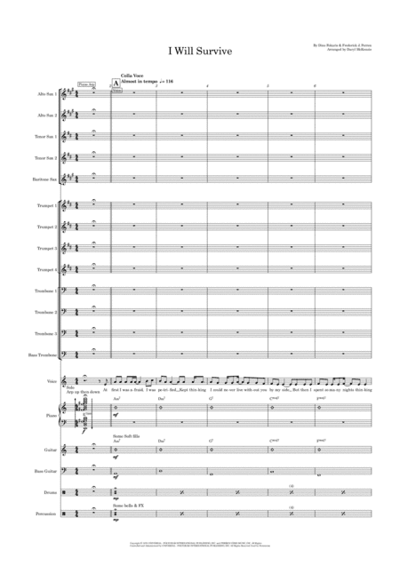 I Will Survive (arr. Daryl McKenzie)