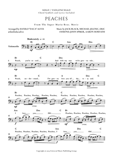 Peaches (arr. Danilo "Daca" Alves)