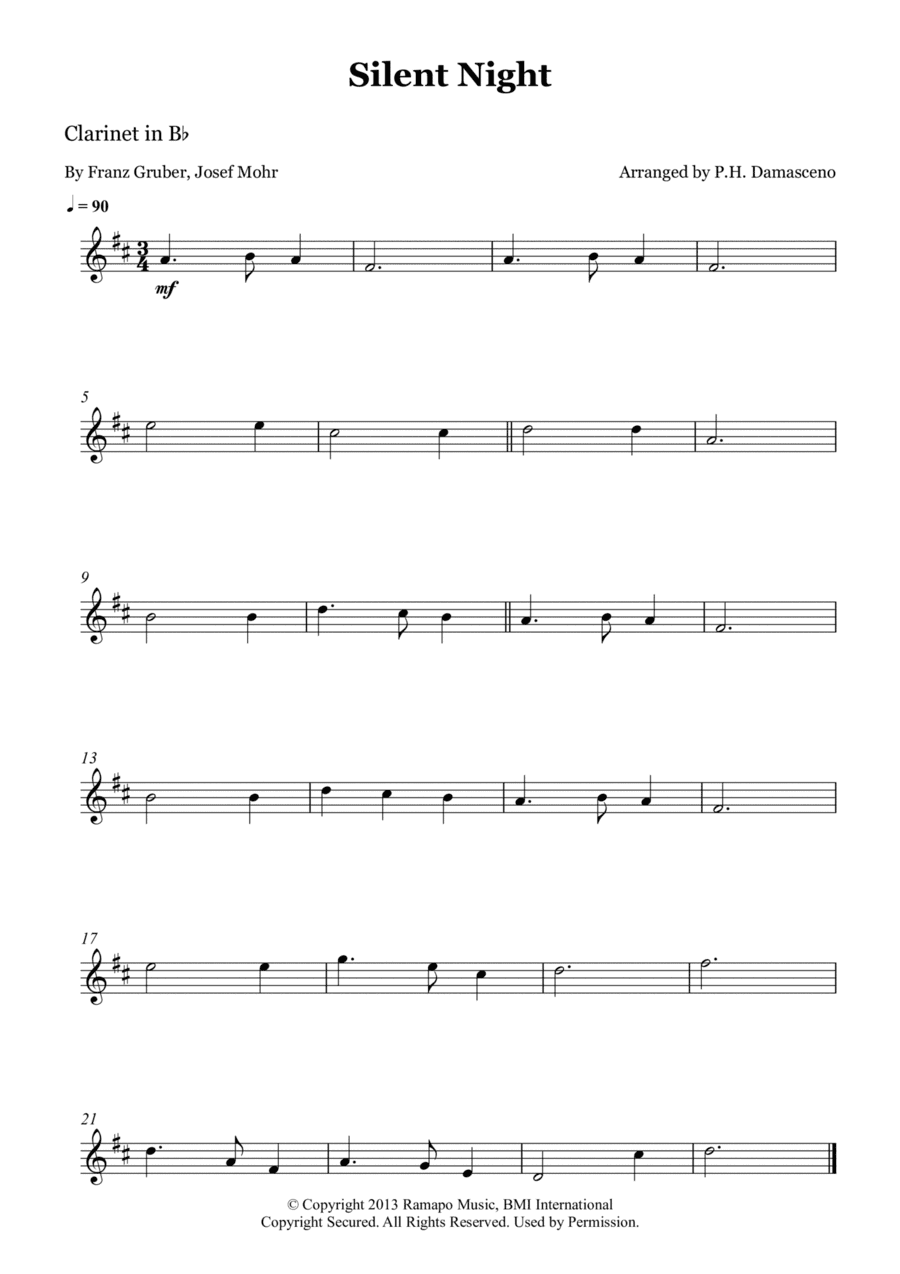 Silent Night (arr. P.H. Damasceno)
