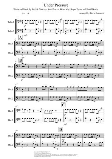 Under Pressure (arr. David Burndrett)