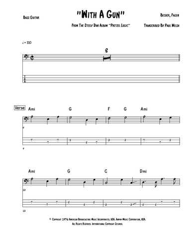 With A Gun (arr. Accubass)