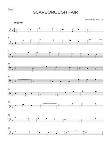 SCARBOROUGH FAIR (arr. Alex Nunes Rodrigues)